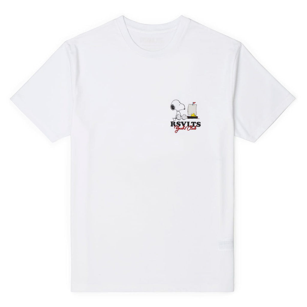 RSVLTS Sailin' Away Crewneck Tee in White — detail 4