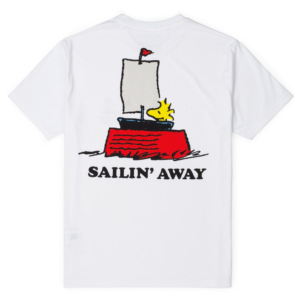 RSVLTS Sailin' Away Crewneck Tee in White — detail 5