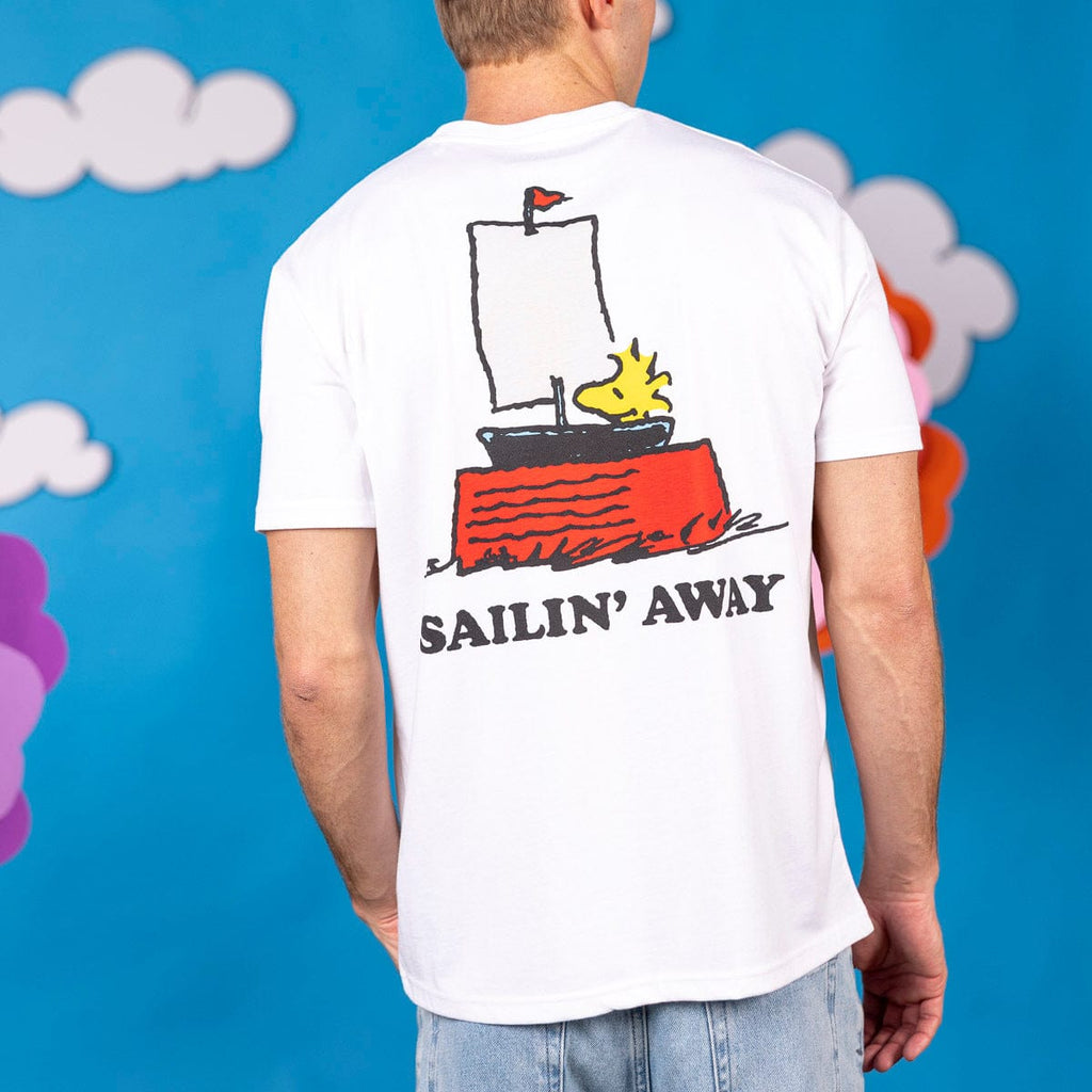 RSVLTS Sailin' Away Crewneck Tee in White — detail 3