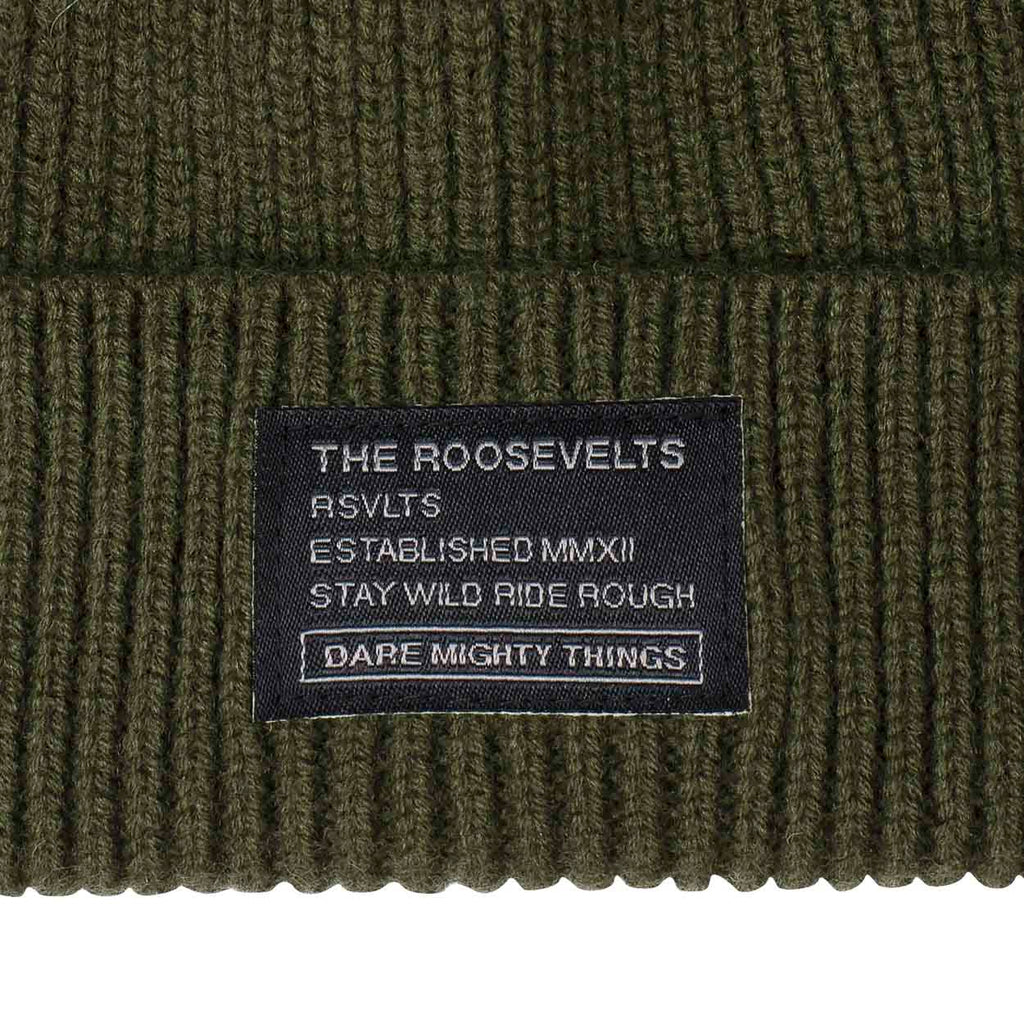 RSVLTS Merino Wool RSVLTS Olive Beanie Beanie in M — detail 2