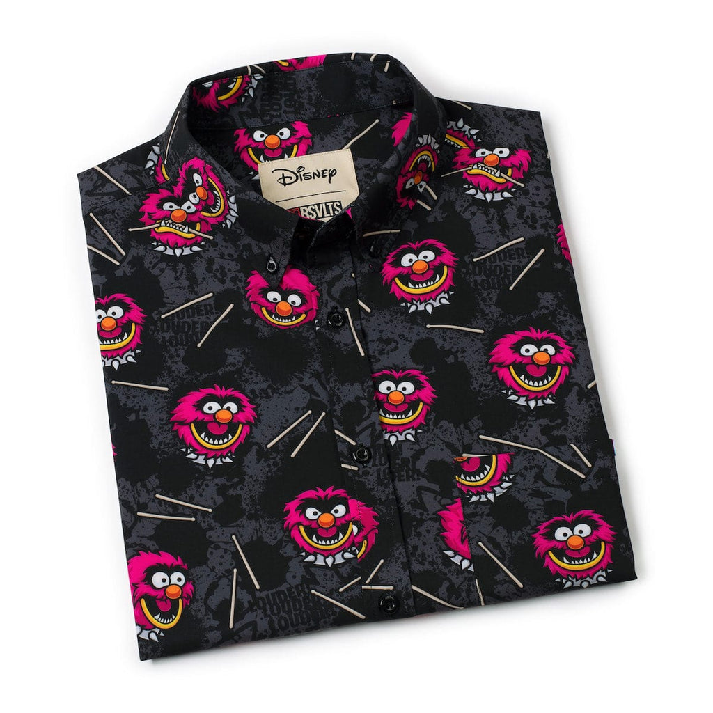 RSVLTS RAHHHHH!!! KUNUFLEX Short Sleeve Shirt in Black — detail 11
