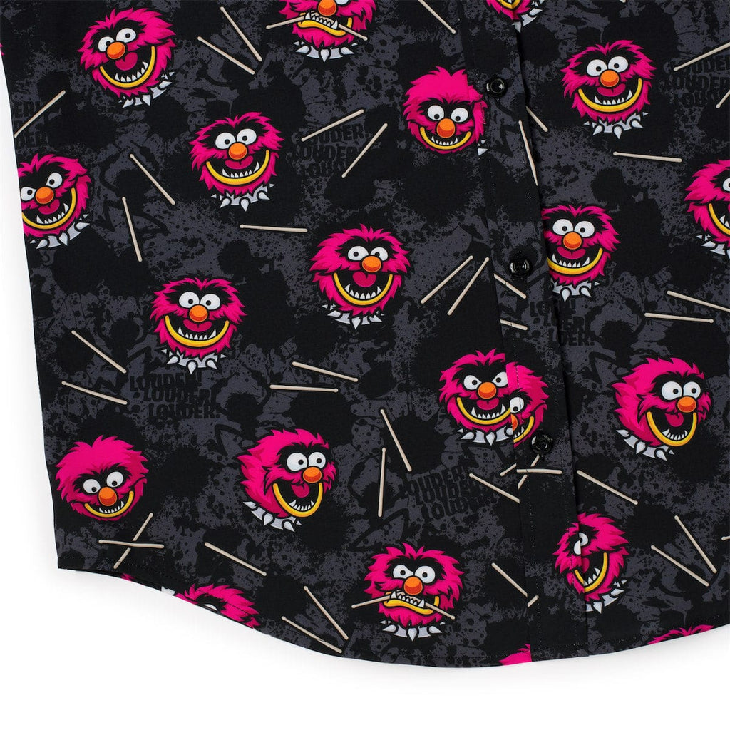 RSVLTS RAHHHHH!!! KUNUFLEX Short Sleeve Shirt in Black — detail 10