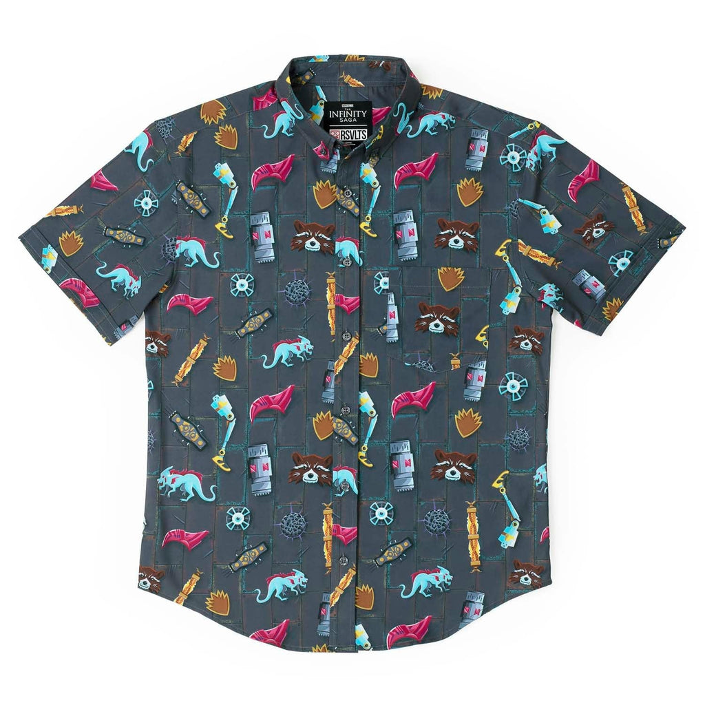 RSVLTS Jailbreak KUNUFLEX Short Sleeve Shirt in Green — detail 6