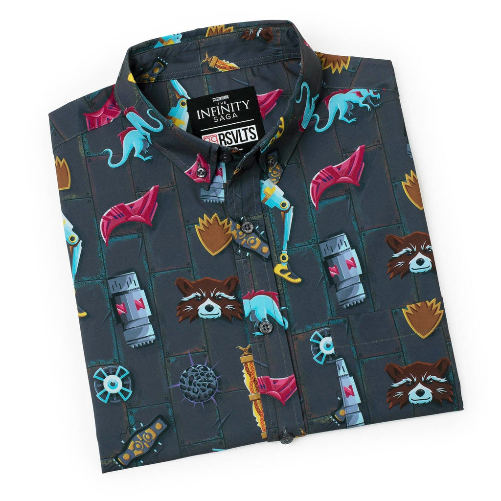 RSVLTS Jailbreak KUNUFLEX Short Sleeve Shirt in Green — detail 12