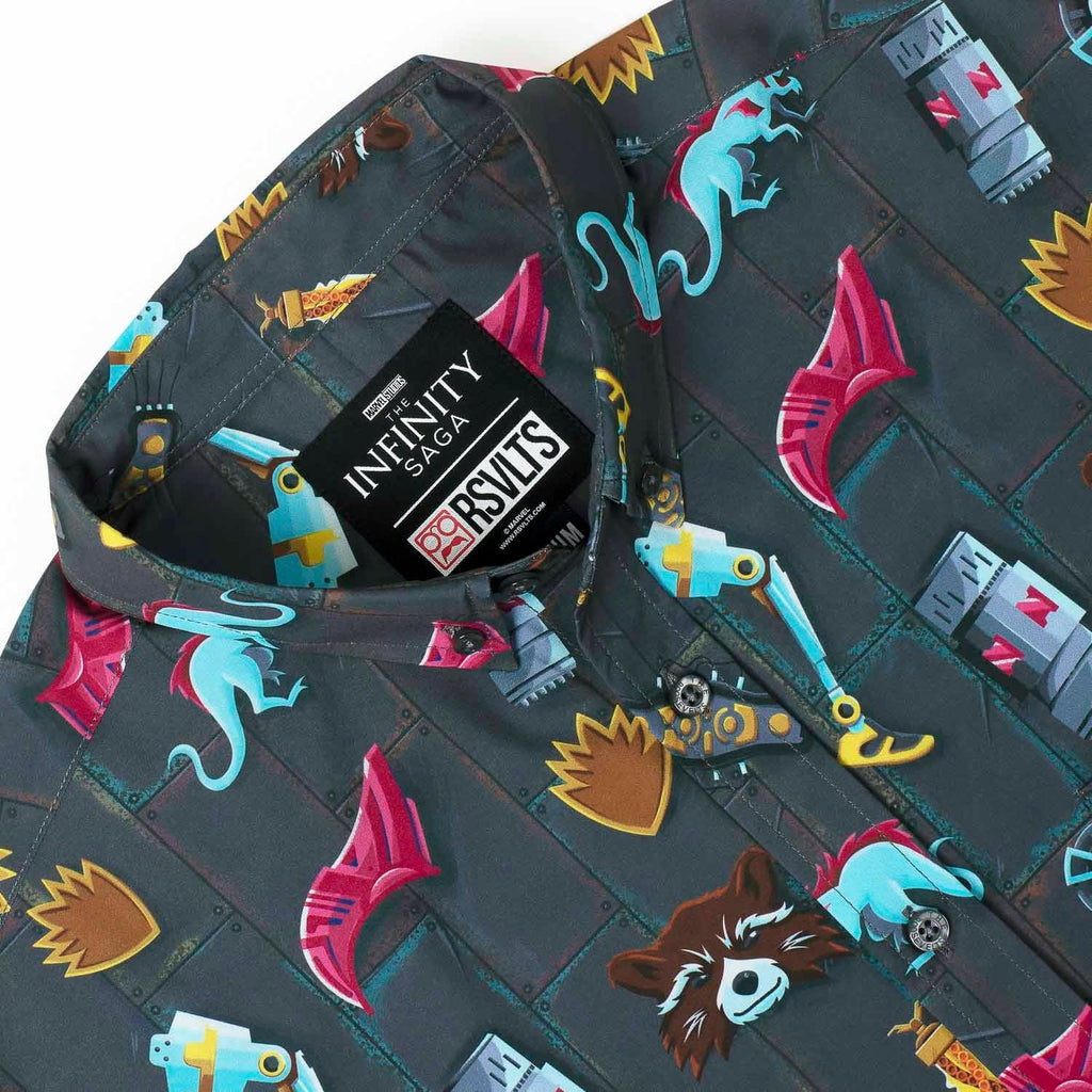 RSVLTS Jailbreak KUNUFLEX Short Sleeve Shirt in Green — detail 13