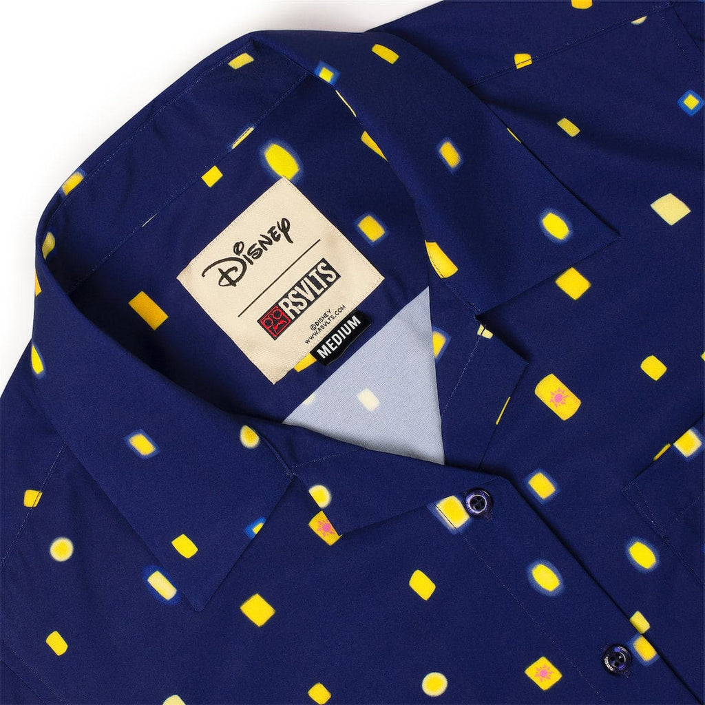RSVLTS Lanterns Women's KUNUFLEX Short Sleeve Shirt in Blue — detail 3