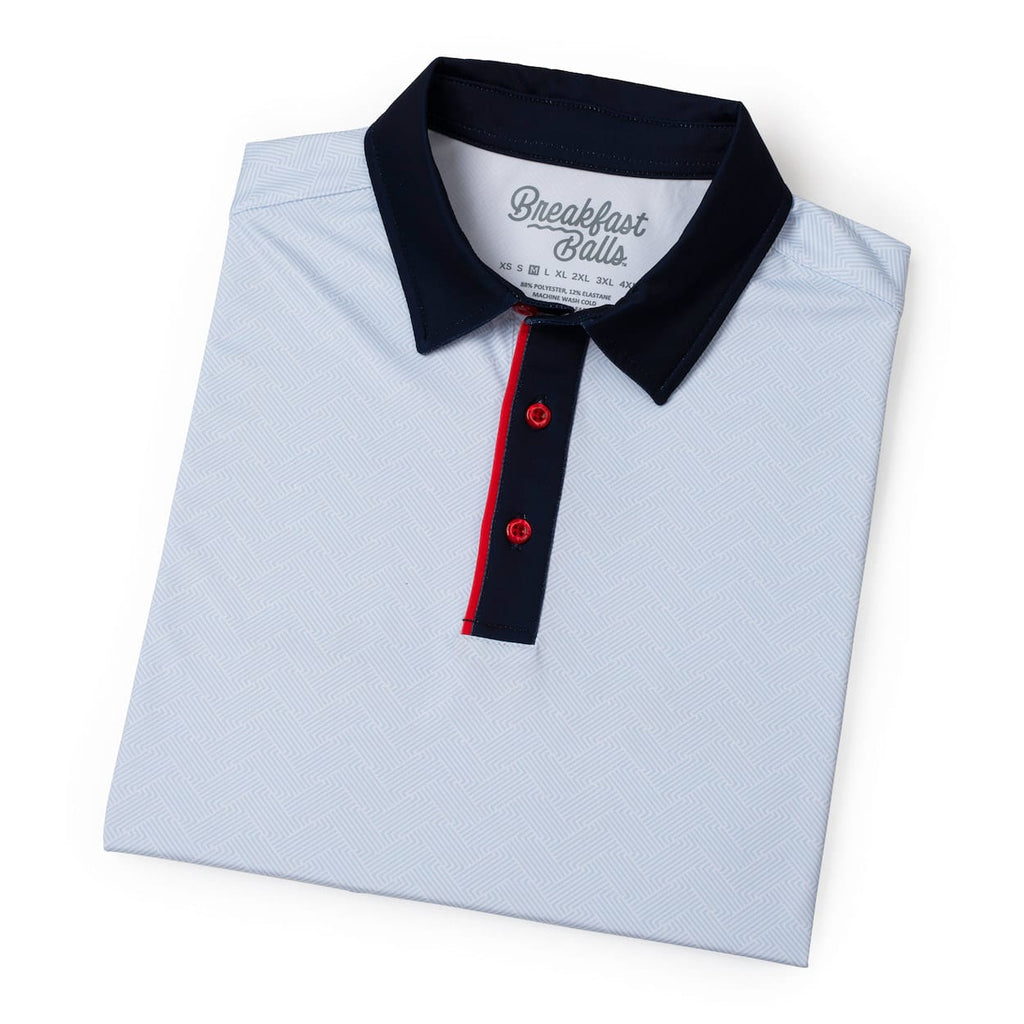 RSVLTS Broad Stripes All-Day Polo in White — detail 7