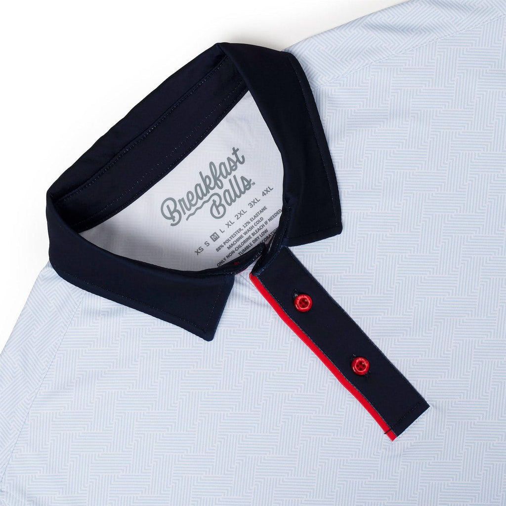 RSVLTS Broad Stripes All-Day Polo in White — detail 4
