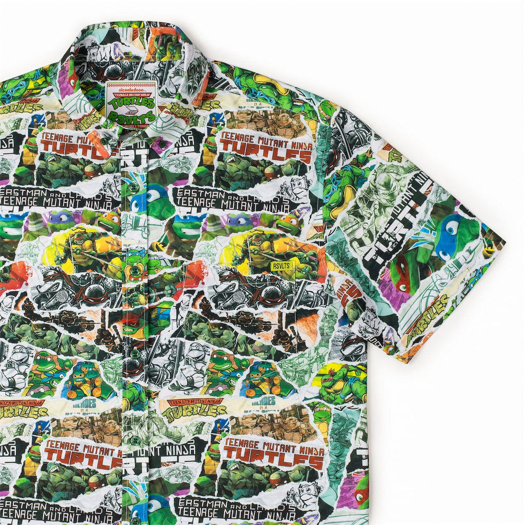 RSVLTS Tubular Since '84 KUNUFLEX Short Sleeve Shirt in Green — front view