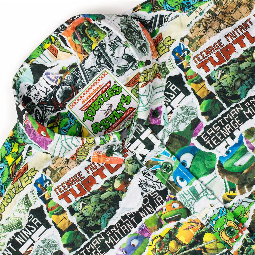 RSVLTS Tubular Since '84 KUNUFLEX Short Sleeve Shirt in Green — detail 8