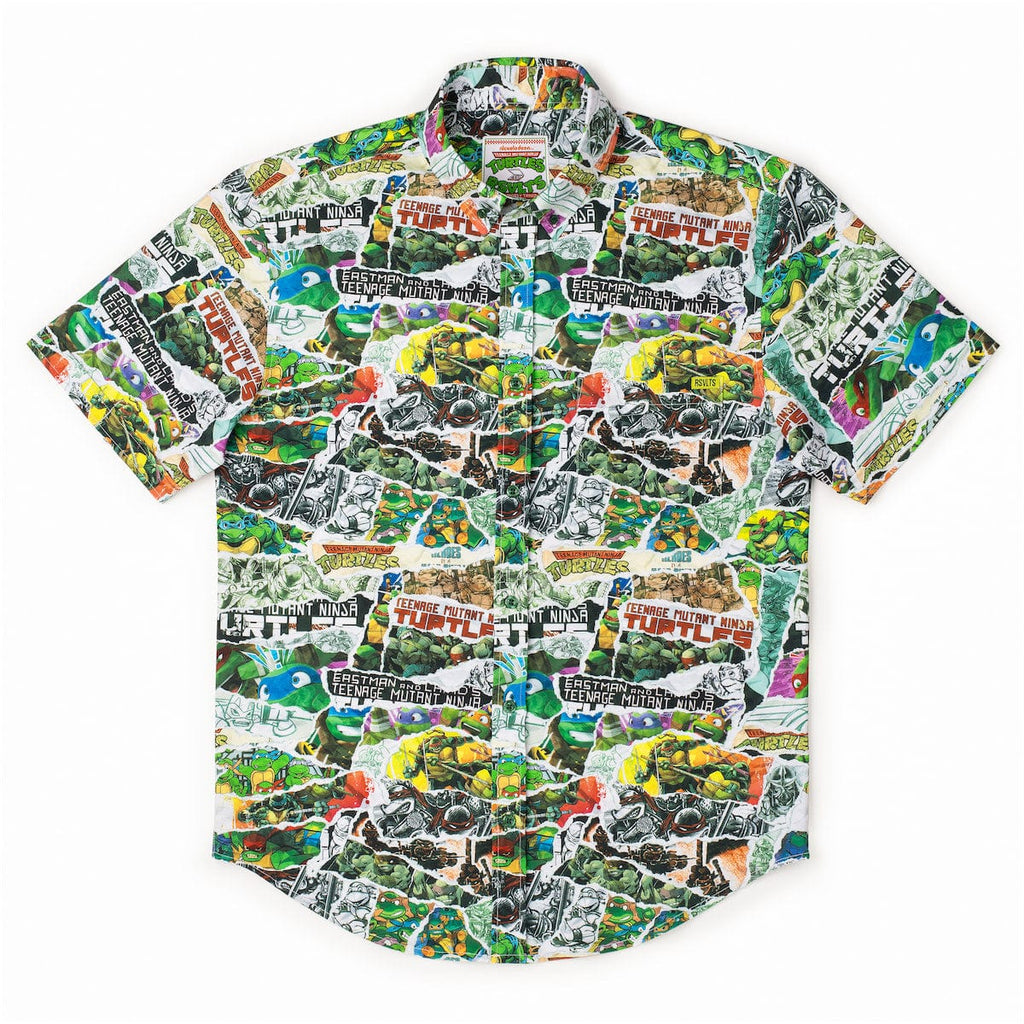RSVLTS Tubular Since '84 KUNUFLEX Short Sleeve Shirt in Green — detail 7