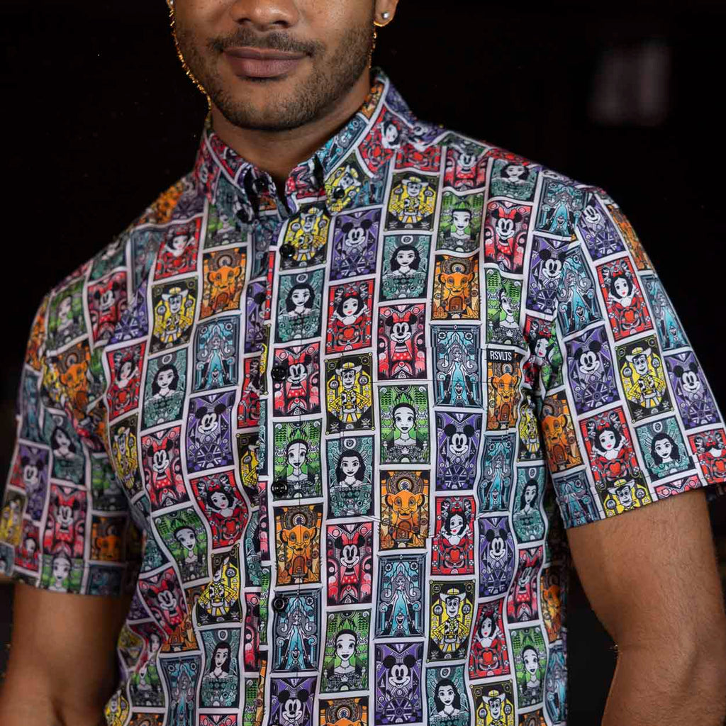 RSVLTS Disney Deco KUNUFLEX Short Sleeve Shirt in Multicolor — detail 2