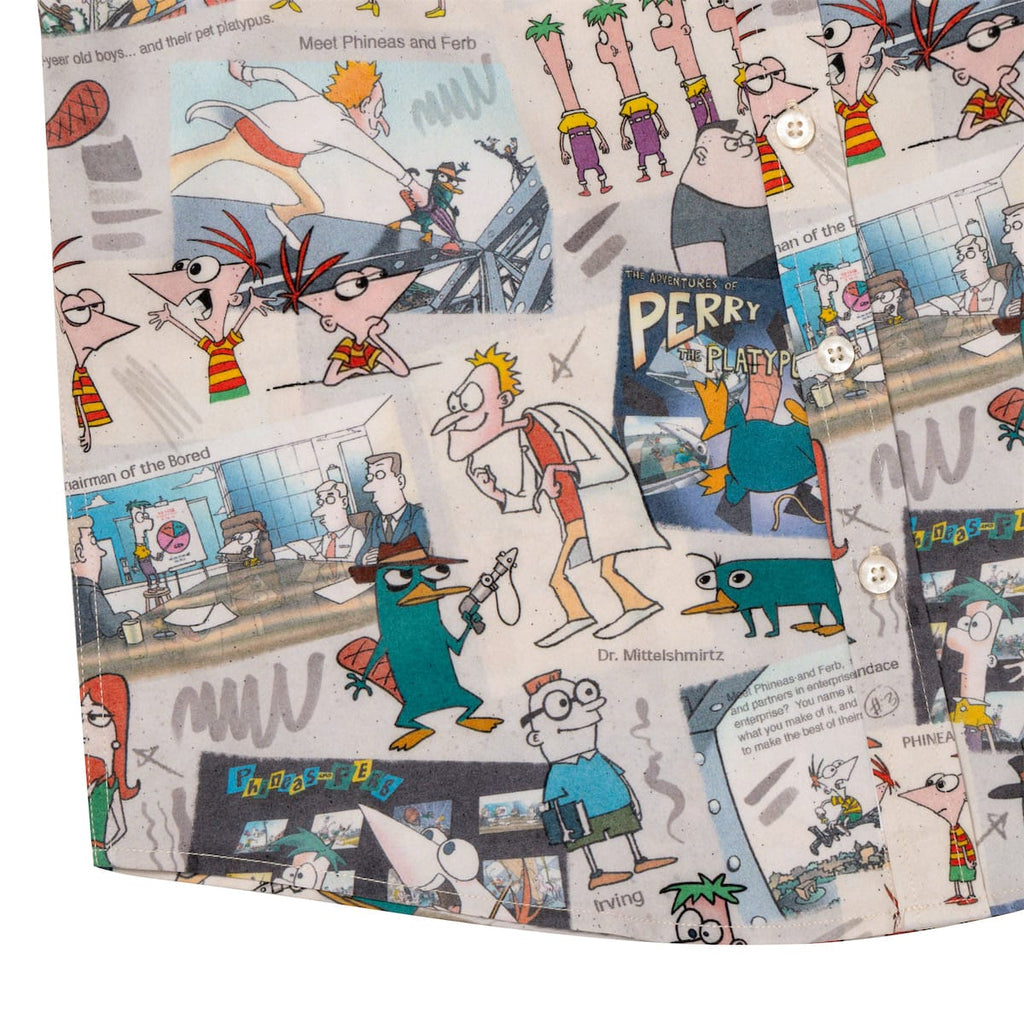 RSVLTS Tri-State Sketches Youth KUNUFLEX Short Sleeve Shirt in Multicolor — detail 6
