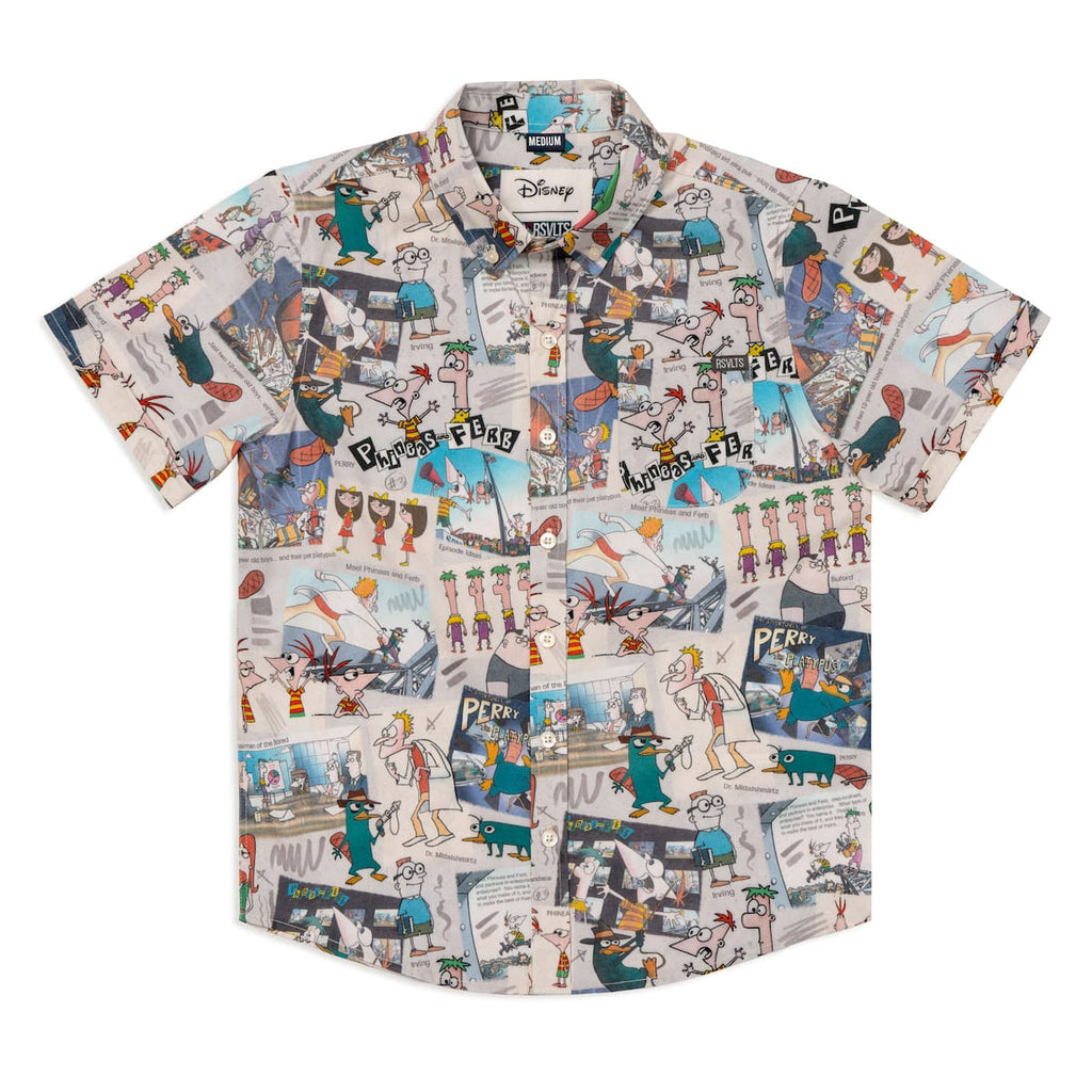 RSVLTS Tri-State Sketches Youth KUNUFLEX Short Sleeve Shirt — front view