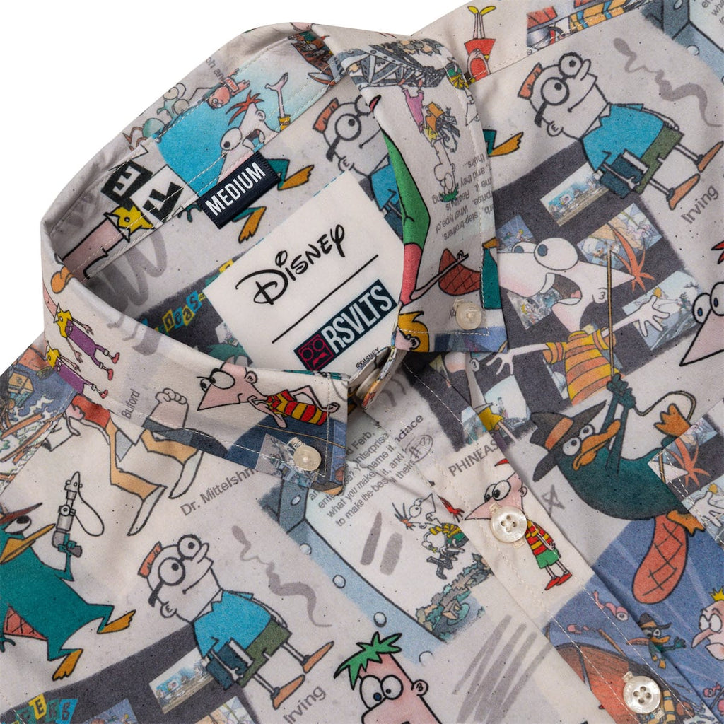 RSVLTS Tri-State Sketches Youth KUNUFLEX Short Sleeve Shirt in Multicolor — detail 5