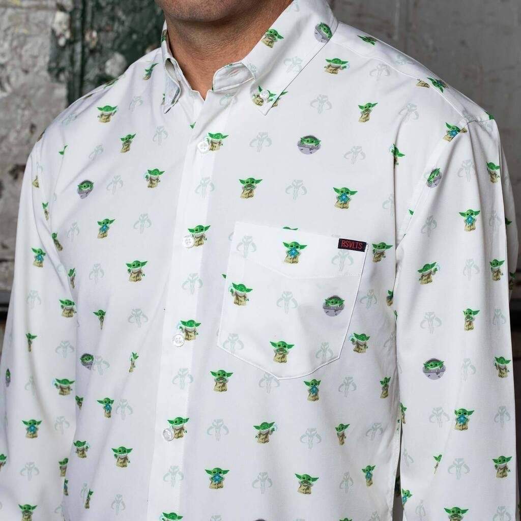 RSVLTS The Child Long Sleeve Shirt in White — detail 6