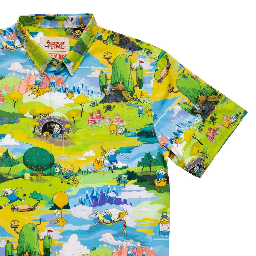 RSVLTS Come Along With Me KUNUFLEX Short Sleeve Shirt in Multicolor — front view