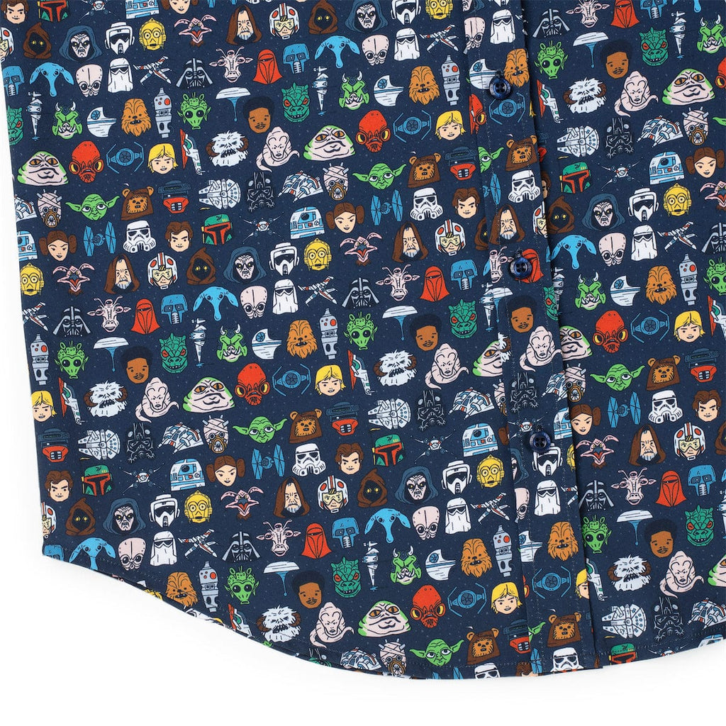 RSVLTS Cartoon Cosmos KUNUFLEX Short Sleeve Shirt in Multicolor — detail 10