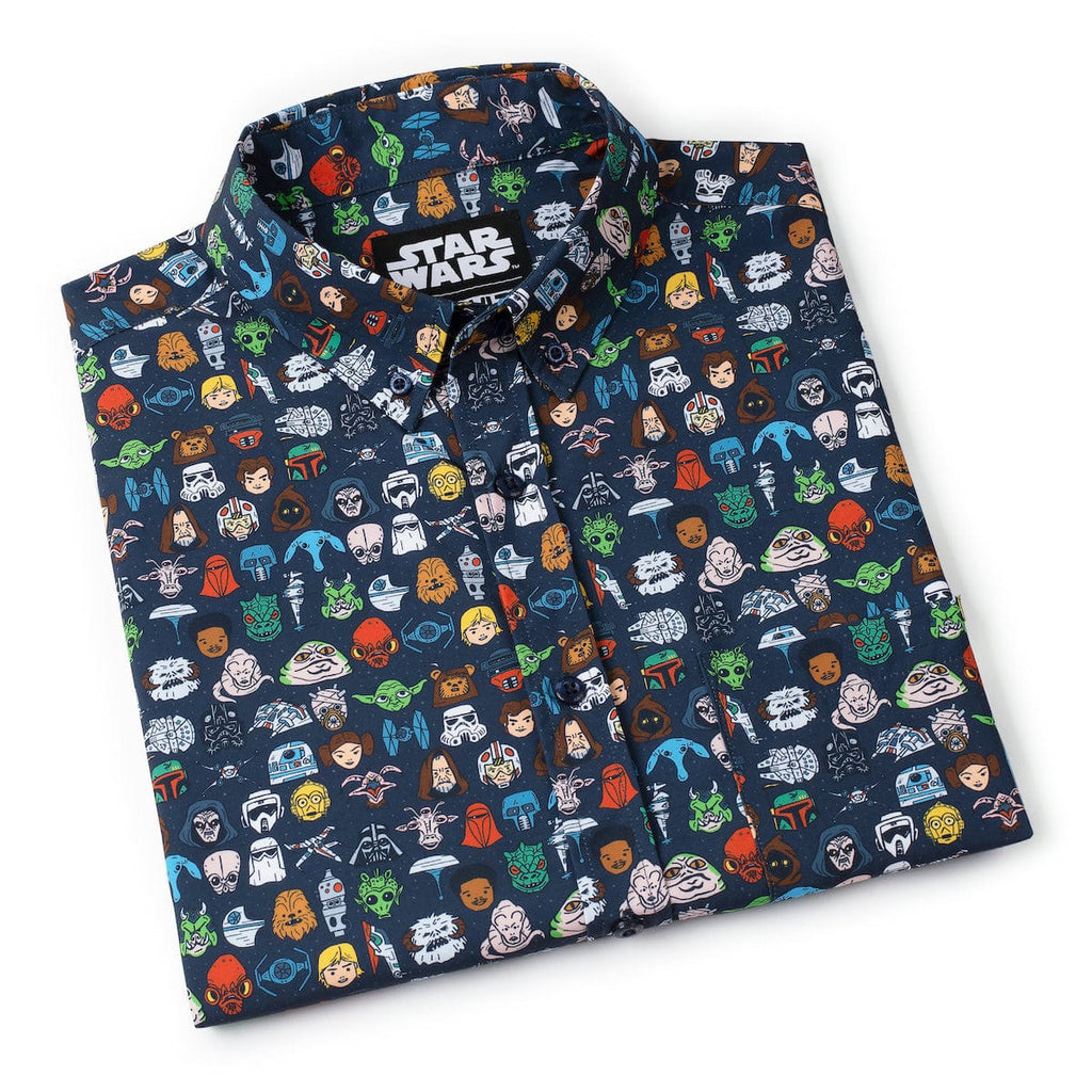 RSVLTS Cartoon Cosmos KUNUFLEX Short Sleeve Shirt in Multicolor — detail 11