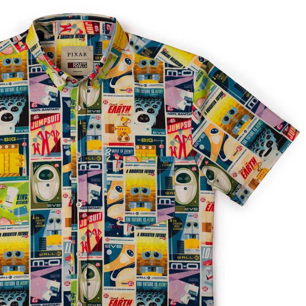 RSVLTS Wall of Fame KUNUFLEX Short Sleeve Shirt in Multicolor — front view