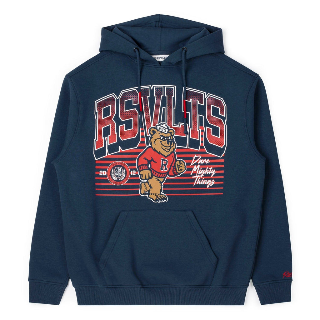 RSVLTS Mascot March Classic Hoodie in Blue — detail 4