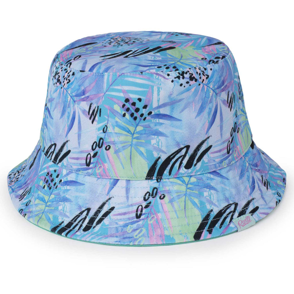 RSVLTS Purple Stuff Bucket Hat in Purple — front view