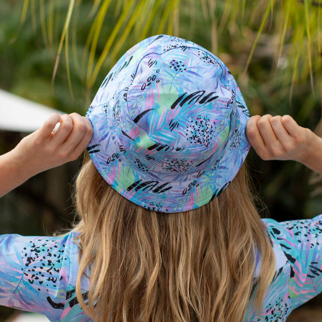 RSVLTS Purple Stuff Bucket Hat in Purple — detail 2