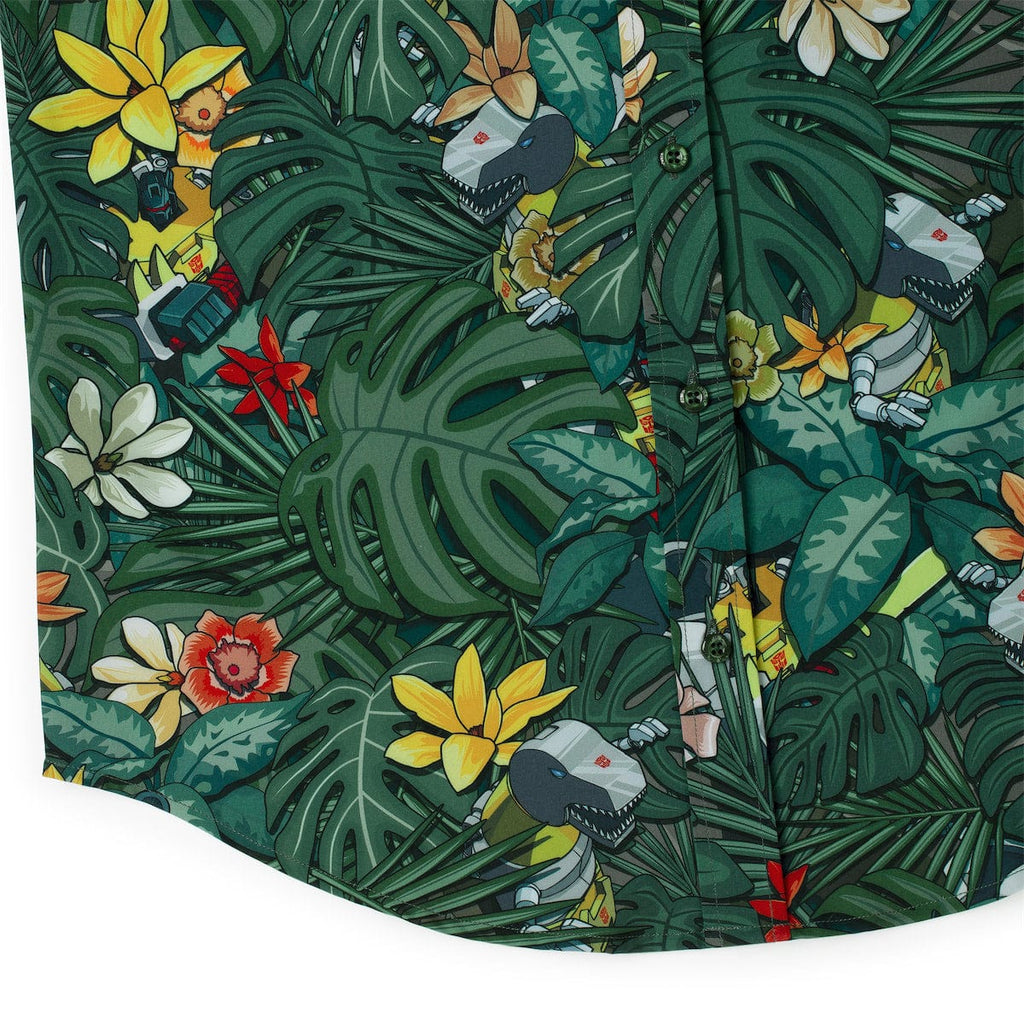 RSVLTS Trop & 'Lock KUNUFLEX Short Sleeve Shirt in Green — detail 10
