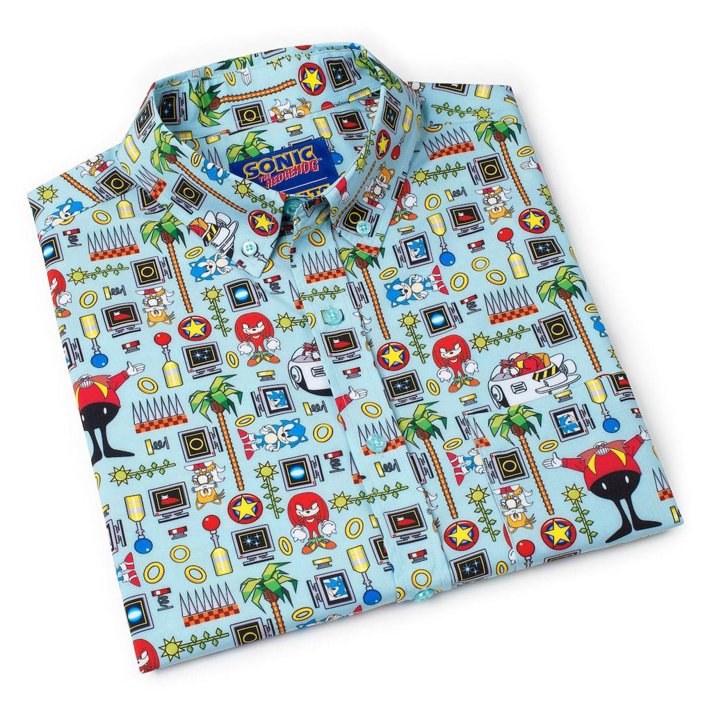 RSVLTS Sonic Essentials KUNUFLEX Short Sleeve Shirt in Multicolor — detail 11