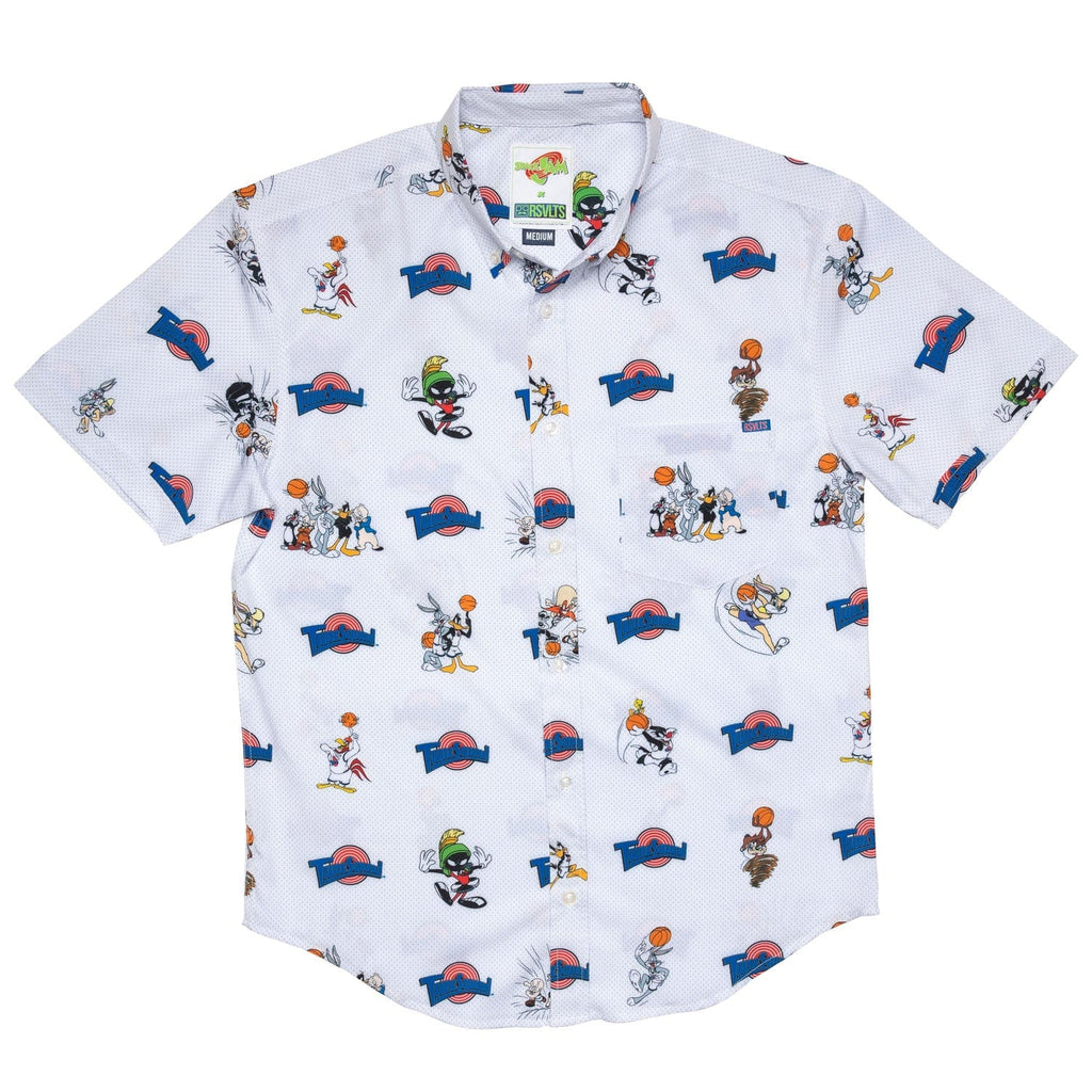 RSVLTS Tune Jersey KUNUFLEX Short Sleeve Shirt in White — detail 2