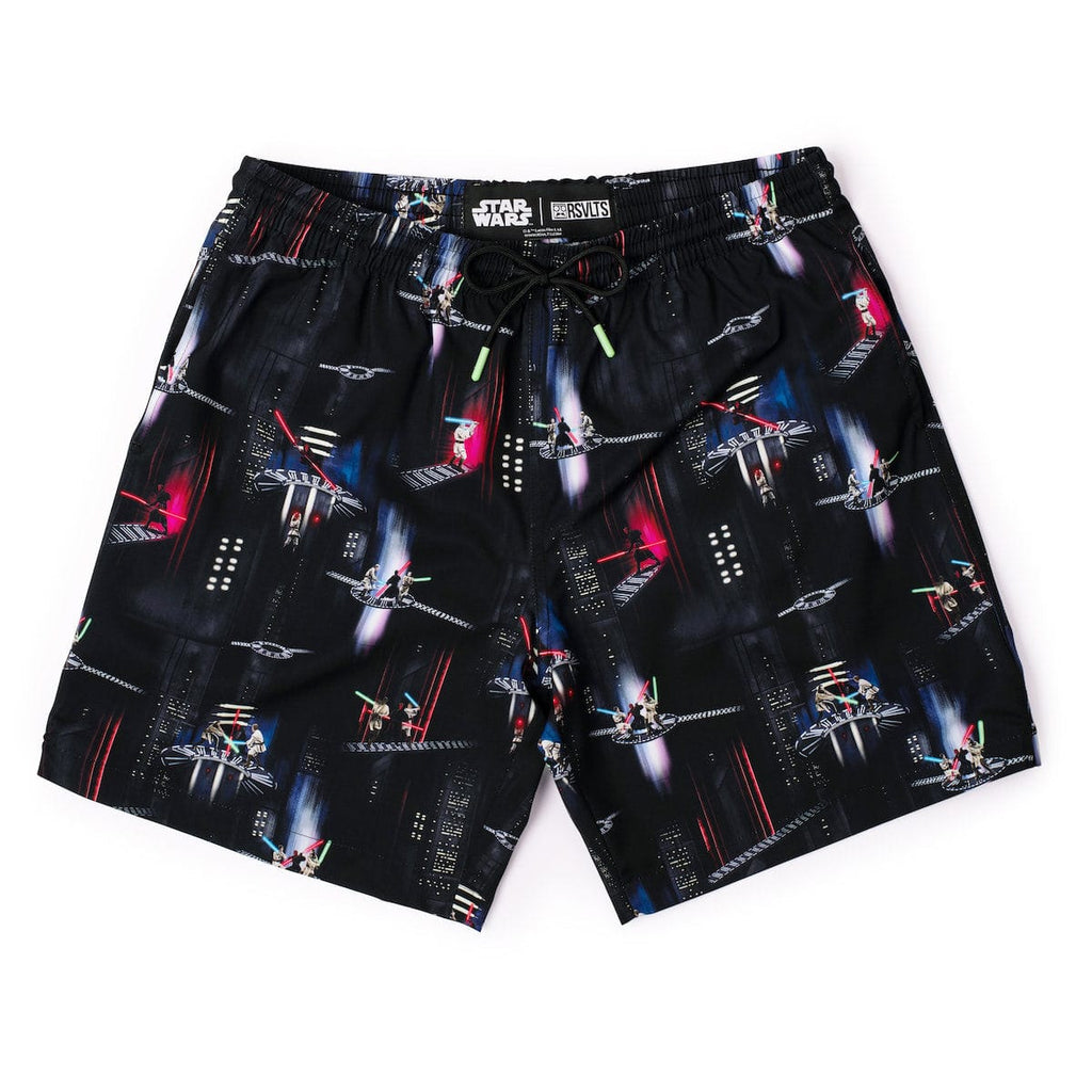 RSVLTS We’ll Handle This Hybrid Shorts in Black — front view