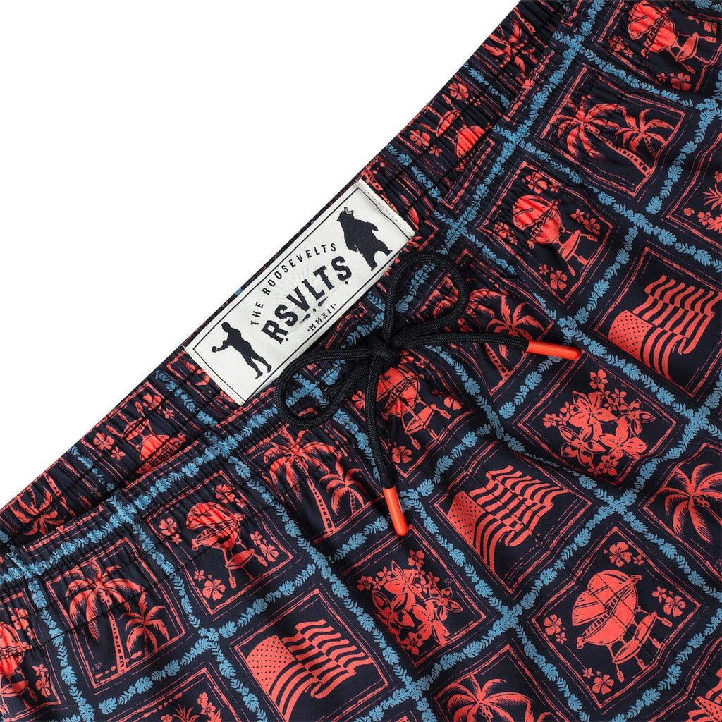 RSVLTS Grillaxin’ Hybrid Shorts in Black — detail 6