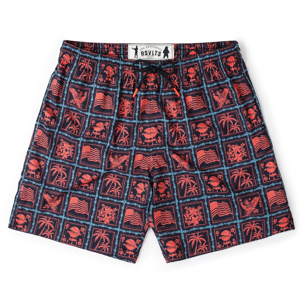 RSVLTS Grillaxin’ Hybrid Shorts in Black — detail 3