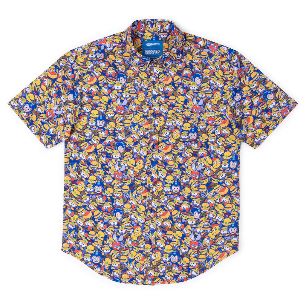 RSVLTS Metall Heads KUNUFLEX Short Sleeve Shirt in Multicolor — detail 8