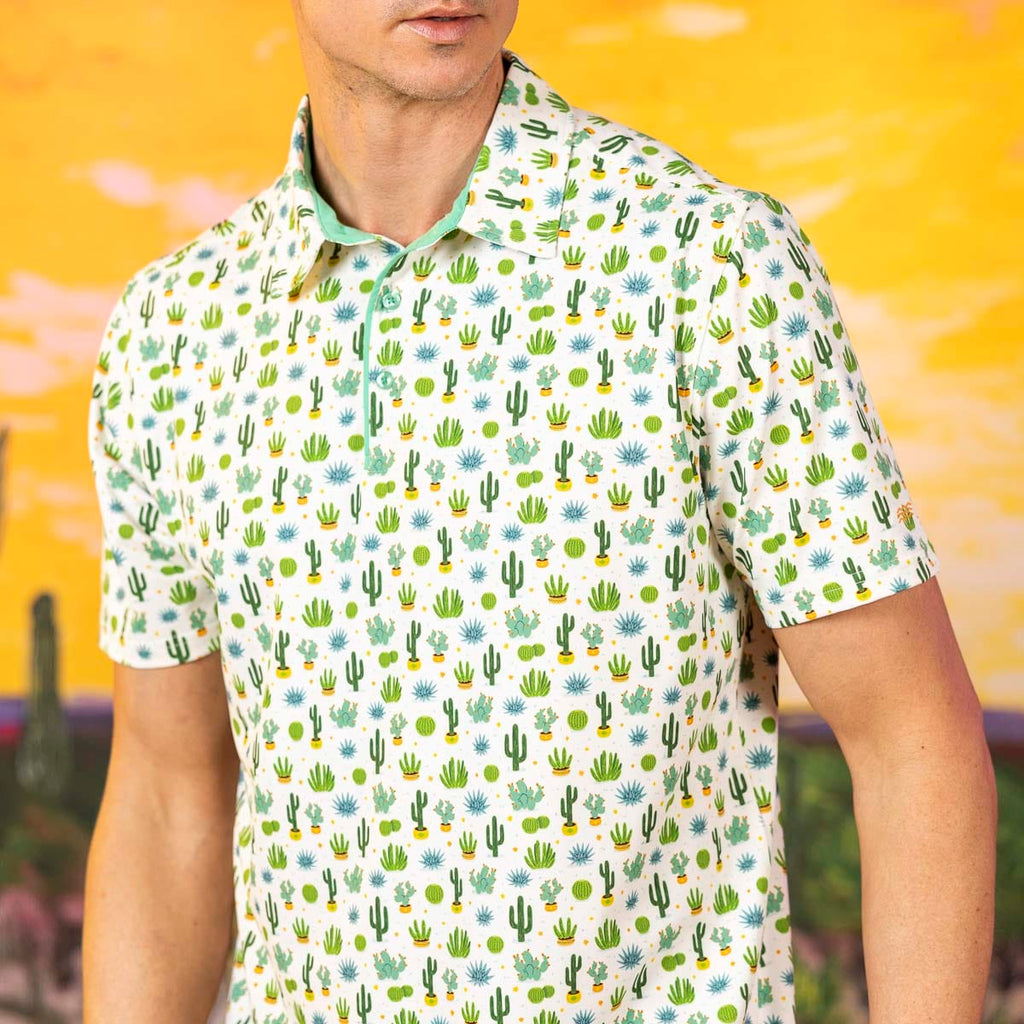 RSVLTS We Talkin' About Cactus All-Day Polo — front view