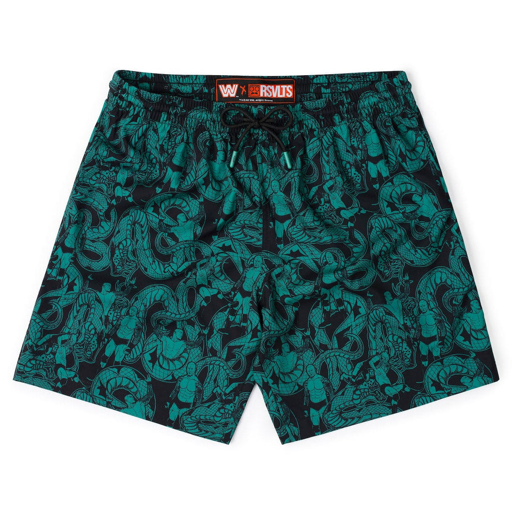 RSVLTS The Viper Hybrid Shorts in Green — front view
