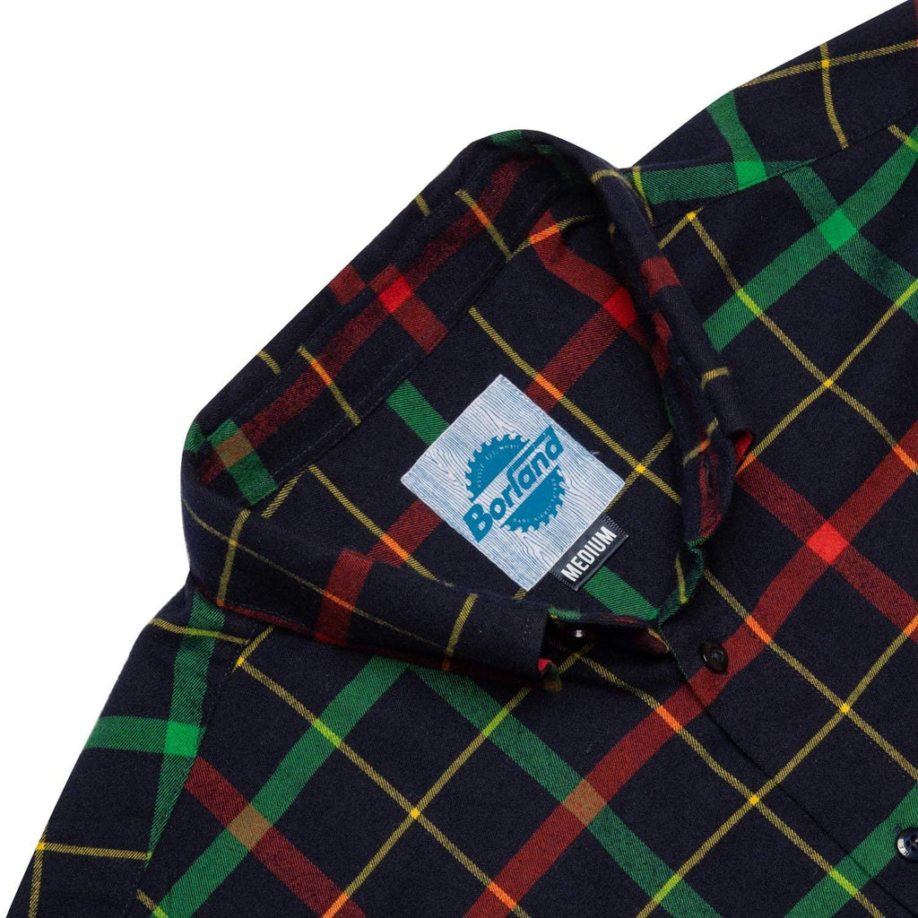 RSVLTS Flaniel Day Lewis BorlandFlex Long Sleeve Flannel in Blue — detail 3