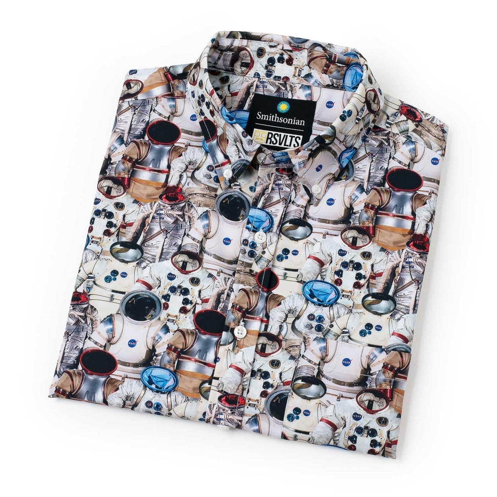RSVLTS Suit Up KUNUFLEX Short Sleeve Shirt in Multicolor — detail 11