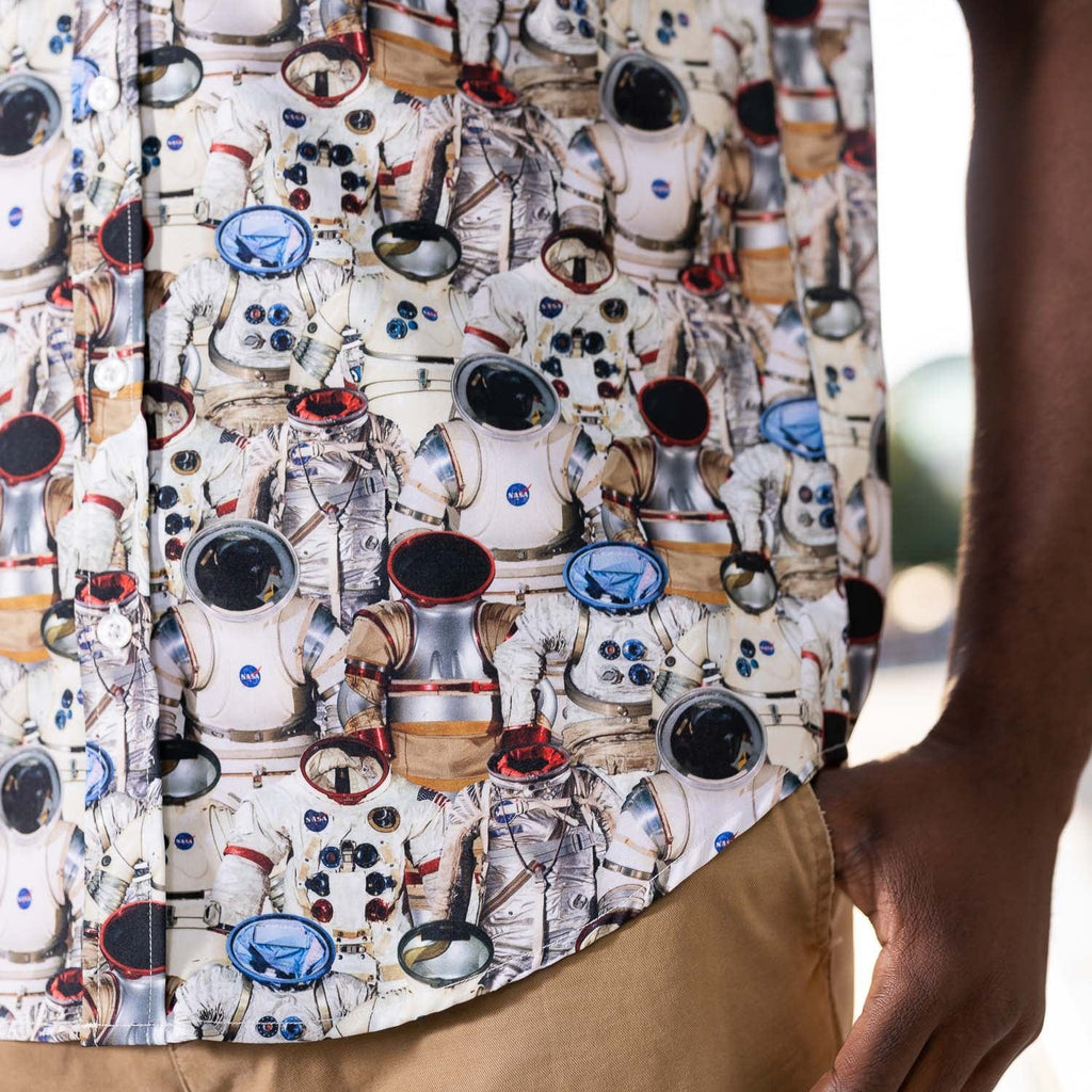 RSVLTS Suit Up KUNUFLEX Short Sleeve Shirt in Multicolor — detail 8