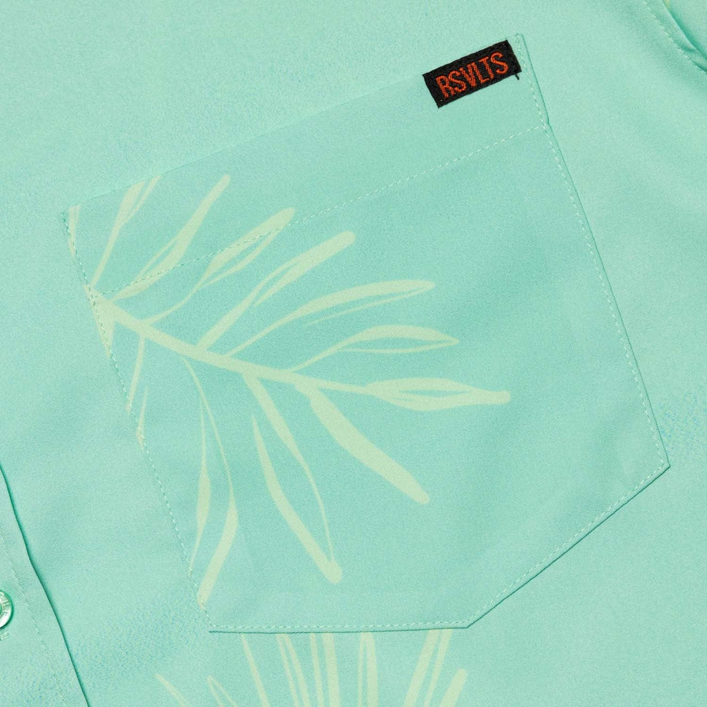 RSVLTS Pepiopi KUNUFLEX Short Sleeve Shirt in Green — detail 6