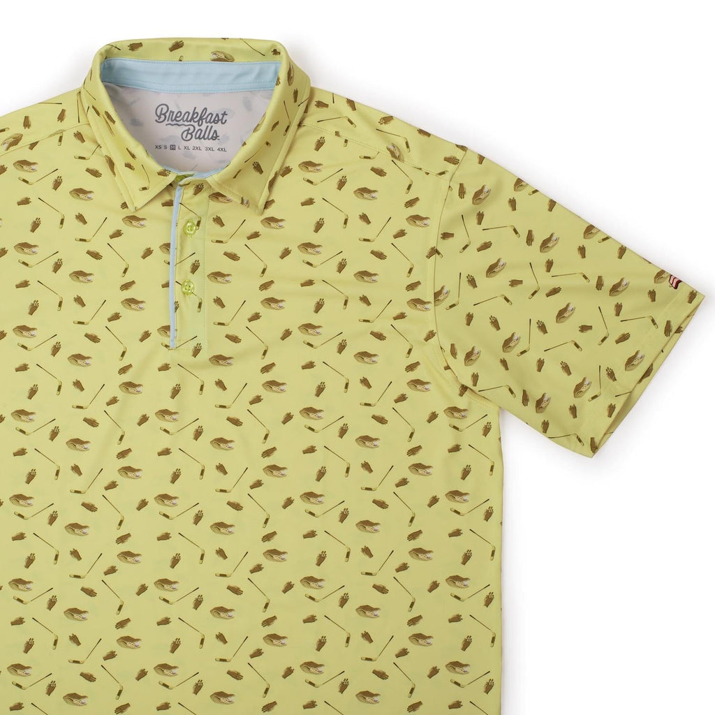 RSVLTS Play for Chubbs All-Day Polo in Yellow — detail 5