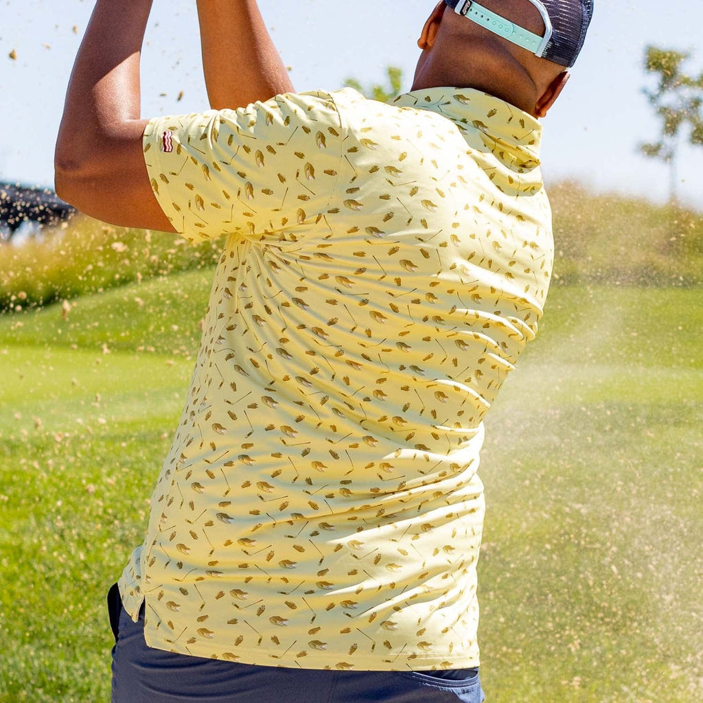 RSVLTS Play for Chubbs All-Day Polo in Yellow — detail 4