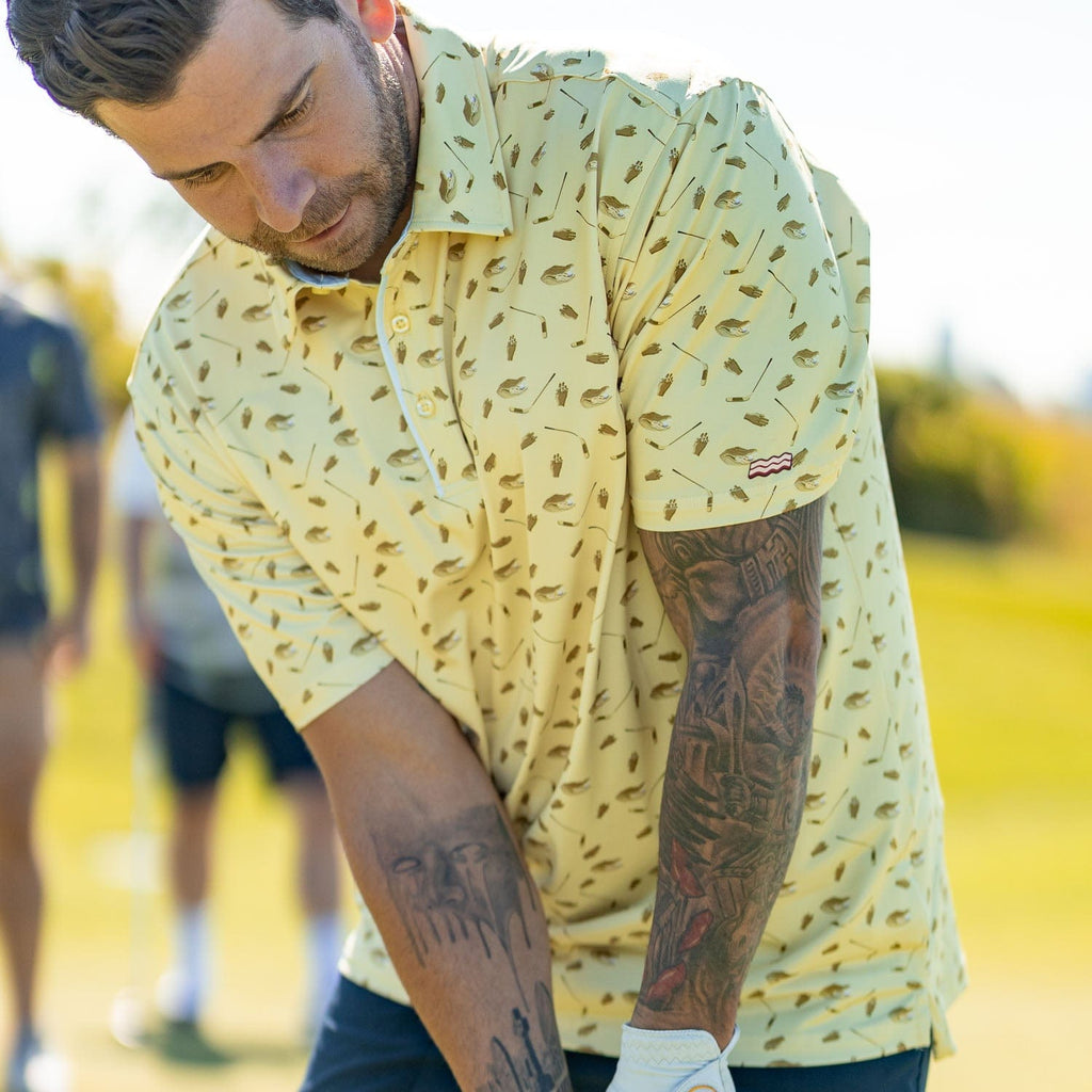 RSVLTS Play for Chubbs All-Day Polo in Yellow — detail 7