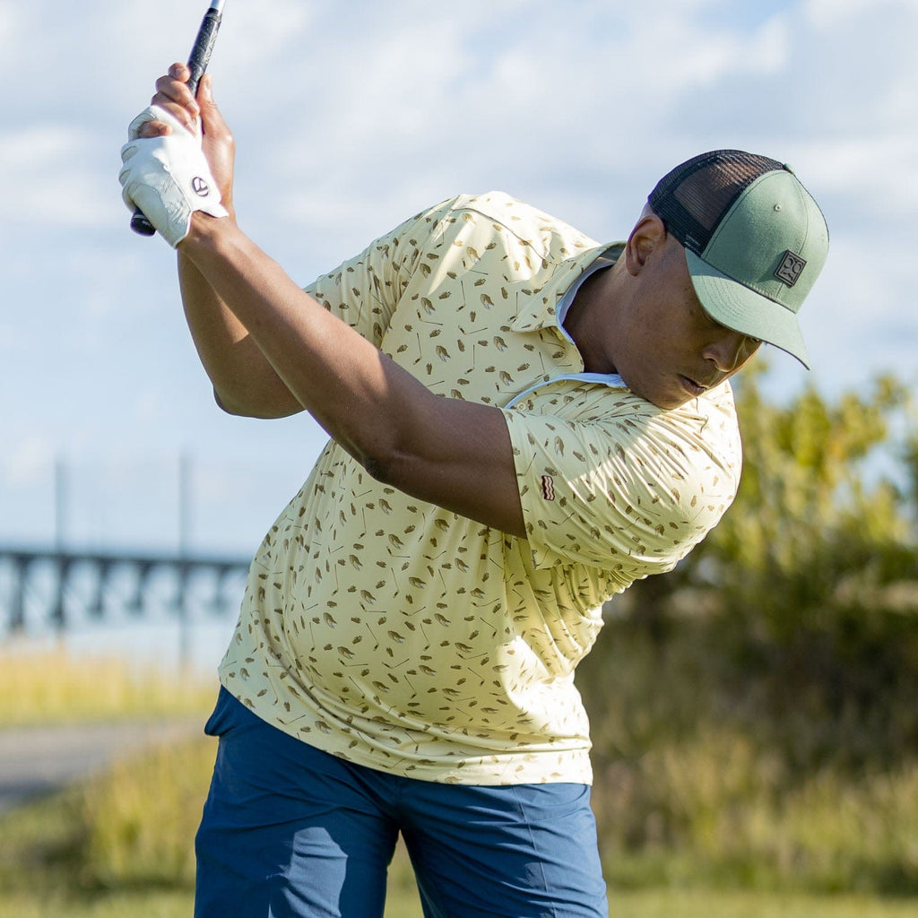 RSVLTS Play for Chubbs All-Day Polo in Yellow — detail 9