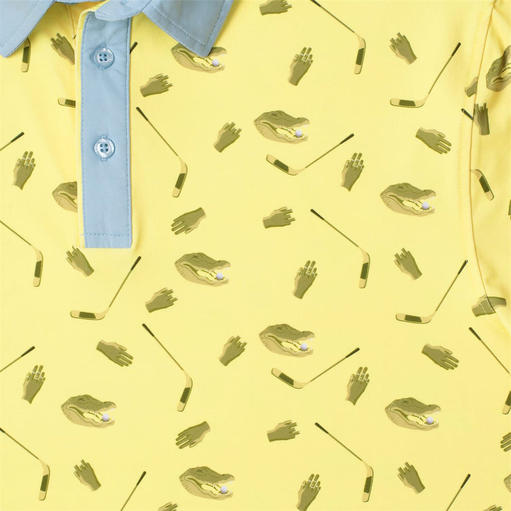 RSVLTS Play for Chubbs All-Day Polo in Yellow — detail 14