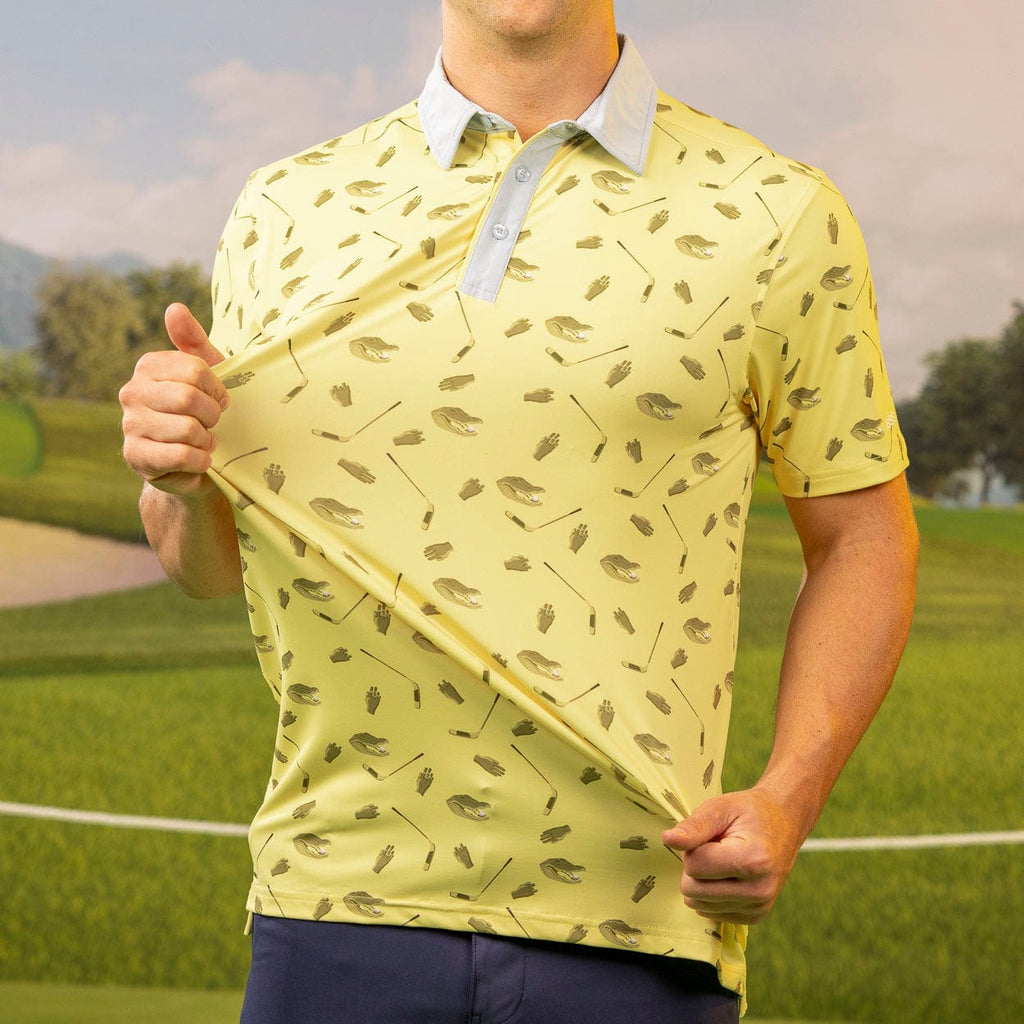 RSVLTS Play for Chubbs All-Day Polo in Yellow — detail 16