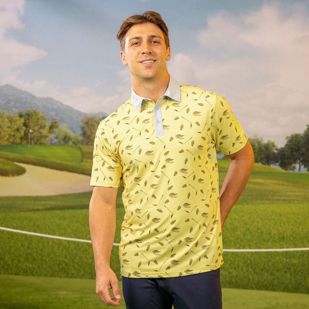 RSVLTS Play for Chubbs All-Day Polo in Yellow — detail 13