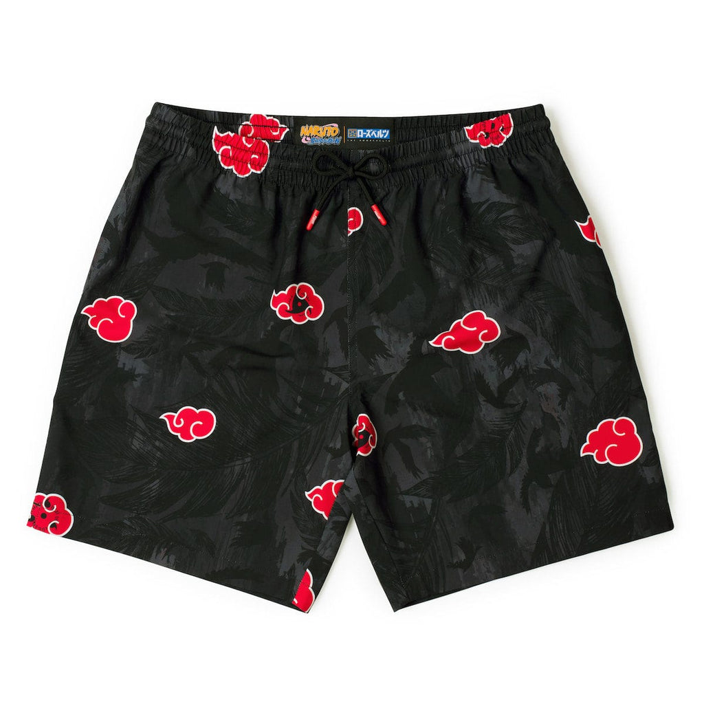 RSVLTS Itachi Uchiha Hybrid Shorts in Black — front view