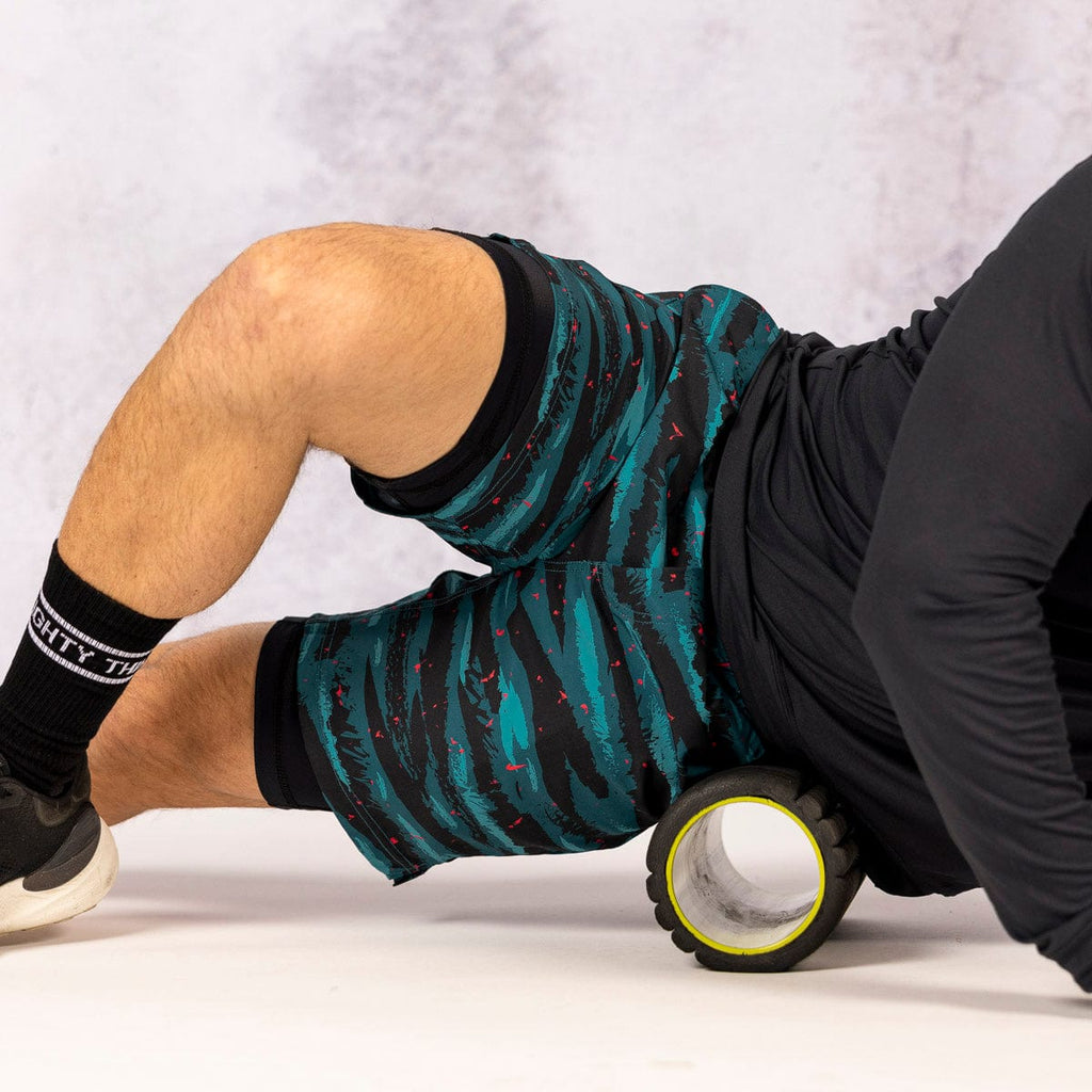 RSVLTS Liger Camo V1 Lined Training Shorts in Black — detail 6
