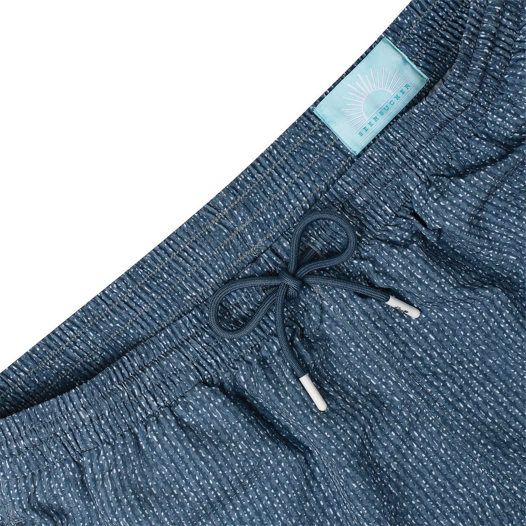 RSVLTS Static Stretch Seersucker Hybrid Shorts in Blue — detail 6